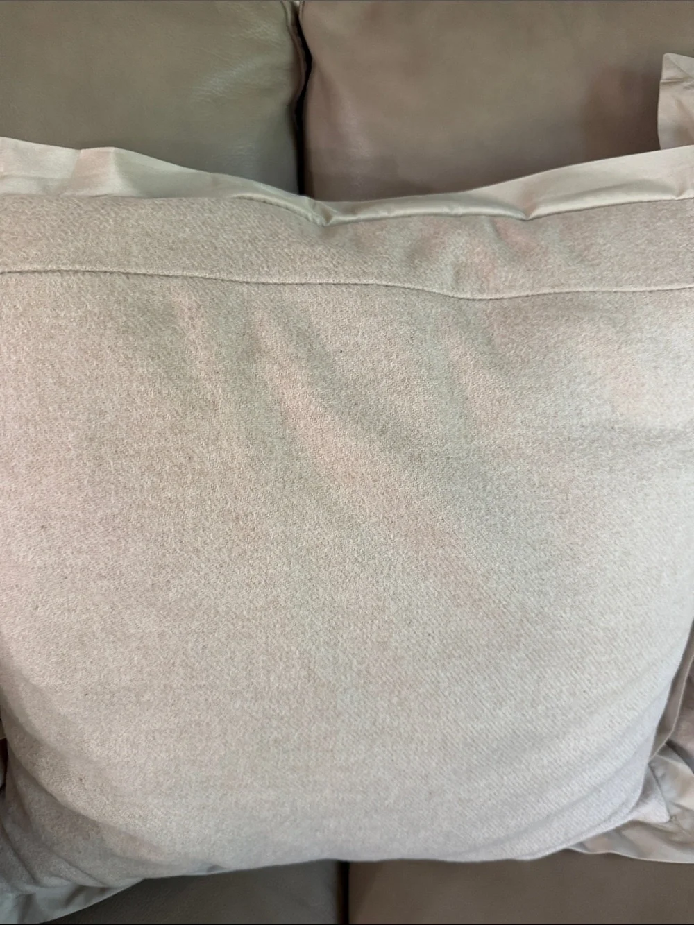 Neutral Cream Decorative Throw Pillow - Set